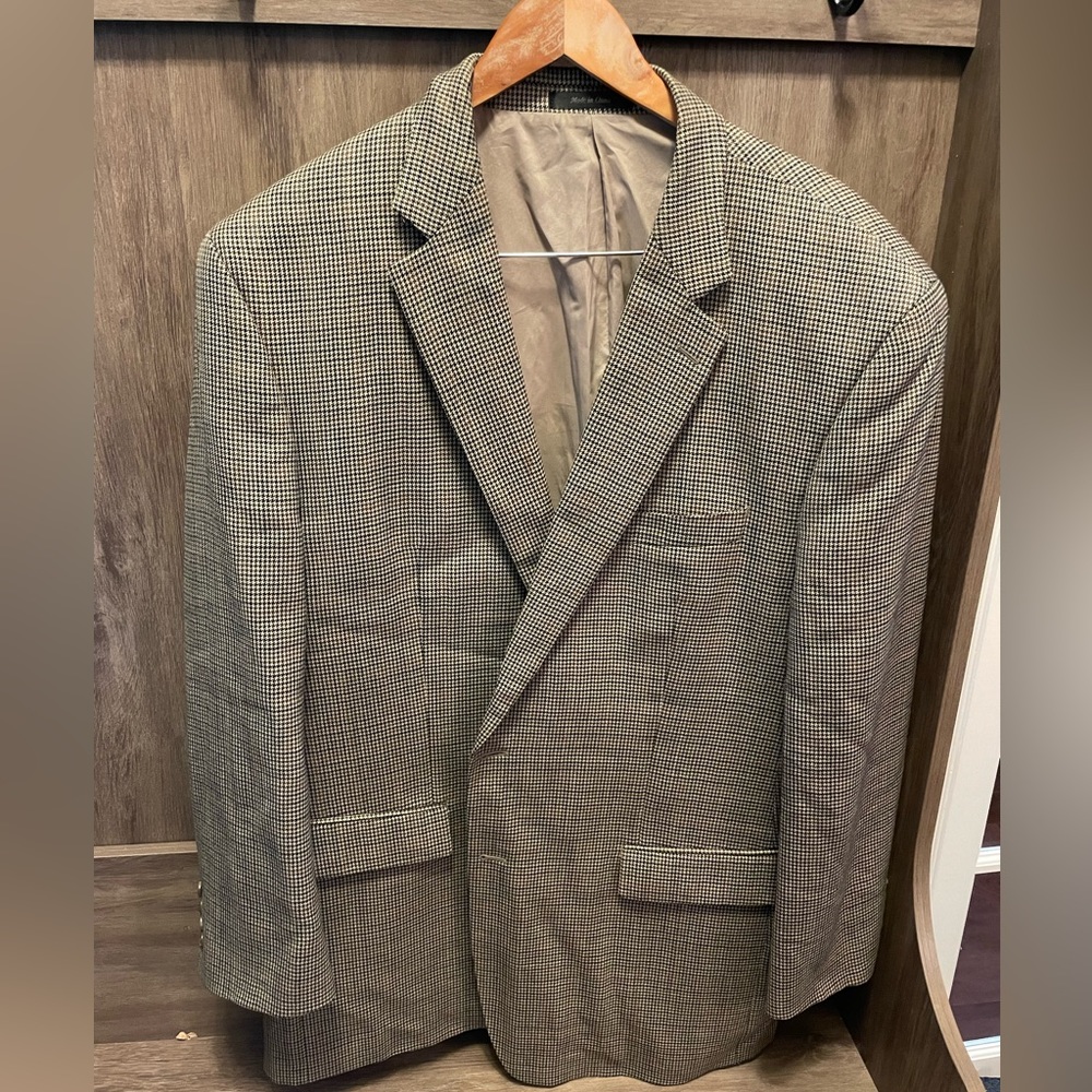 Men’s 100% Wool Sport Coat